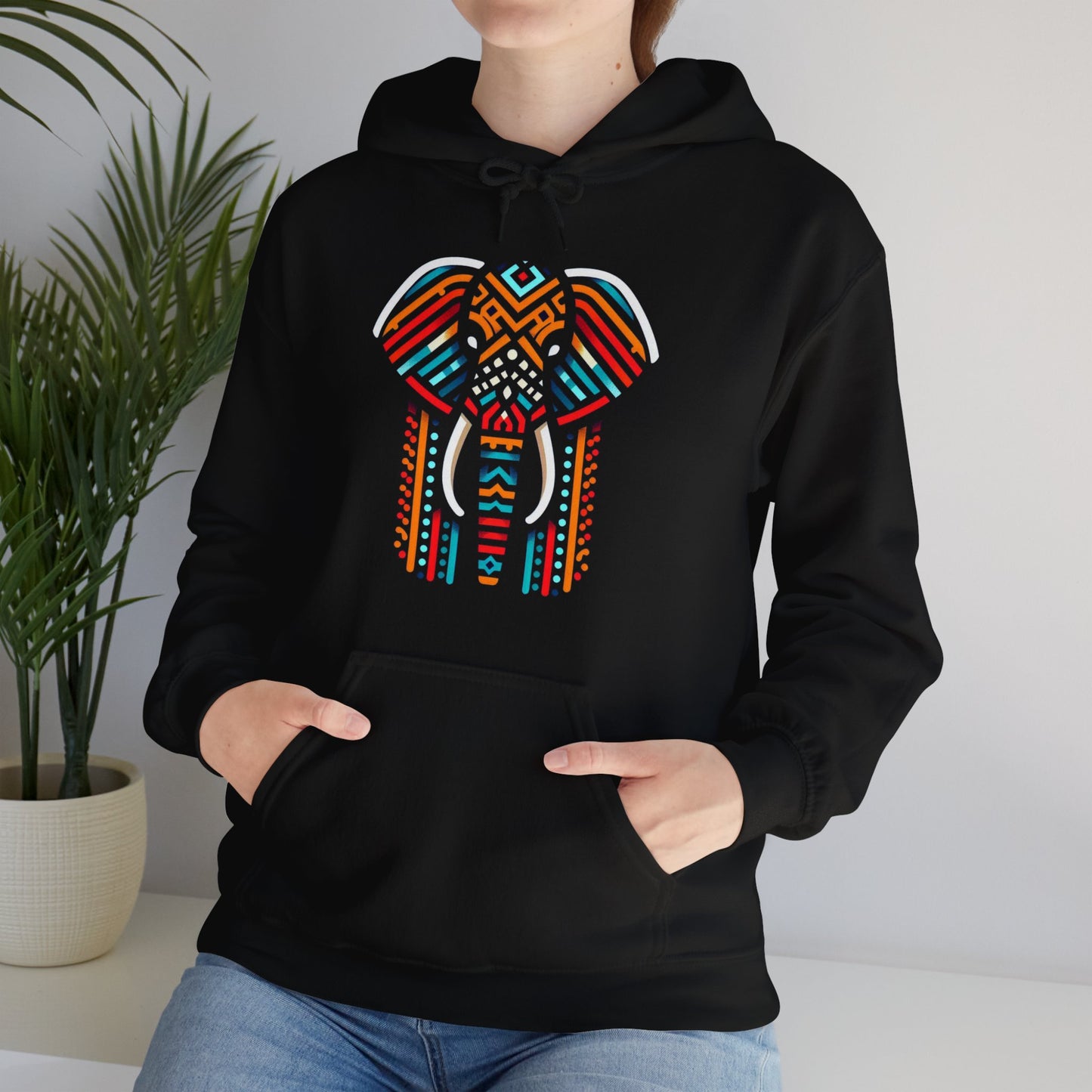 Elephant Hoodie Unisex Heavy Blend™ Hooded Sweatshirt