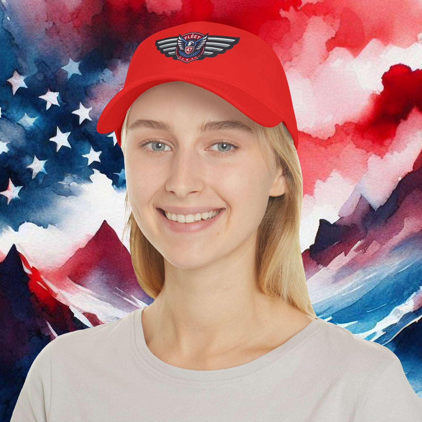 Fleet 47 Wings Cap Low Profile Baseball Cap