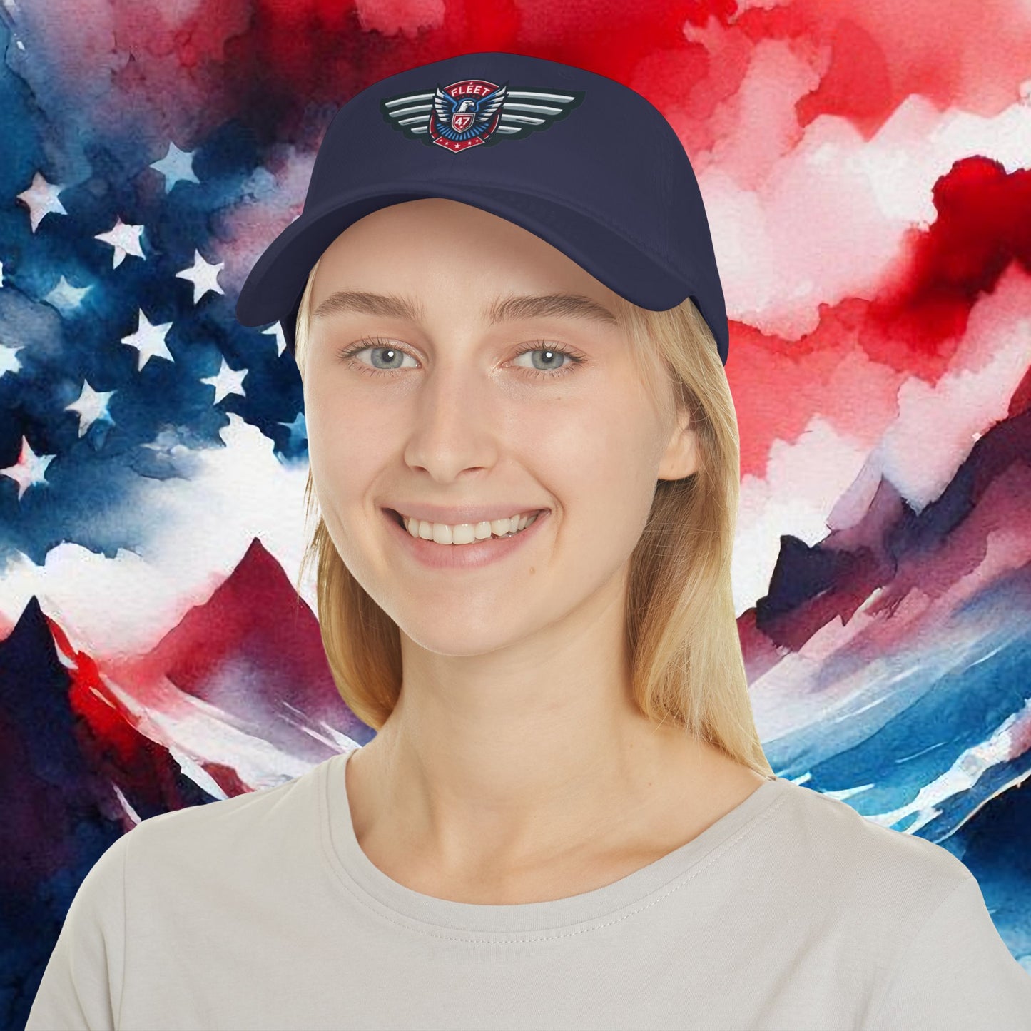 Fleet 47 Wings Cap Low Profile Baseball Cap