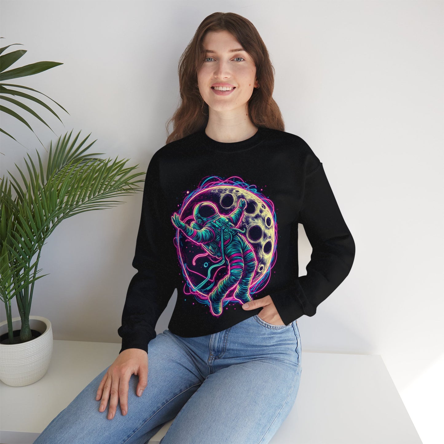 Moon Dance Unisex Heavy Blend™ Crewneck Sweatshirt