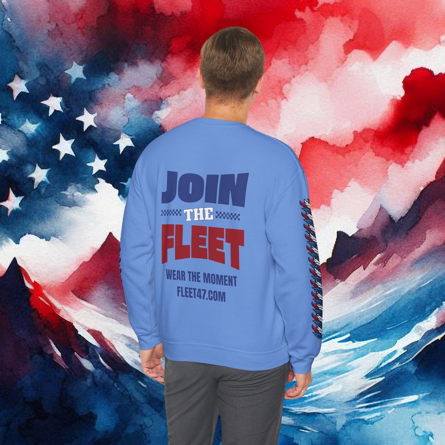 Fleet 47 Wings Unisex Heavy Blend™ Crewneck Sweatshirt