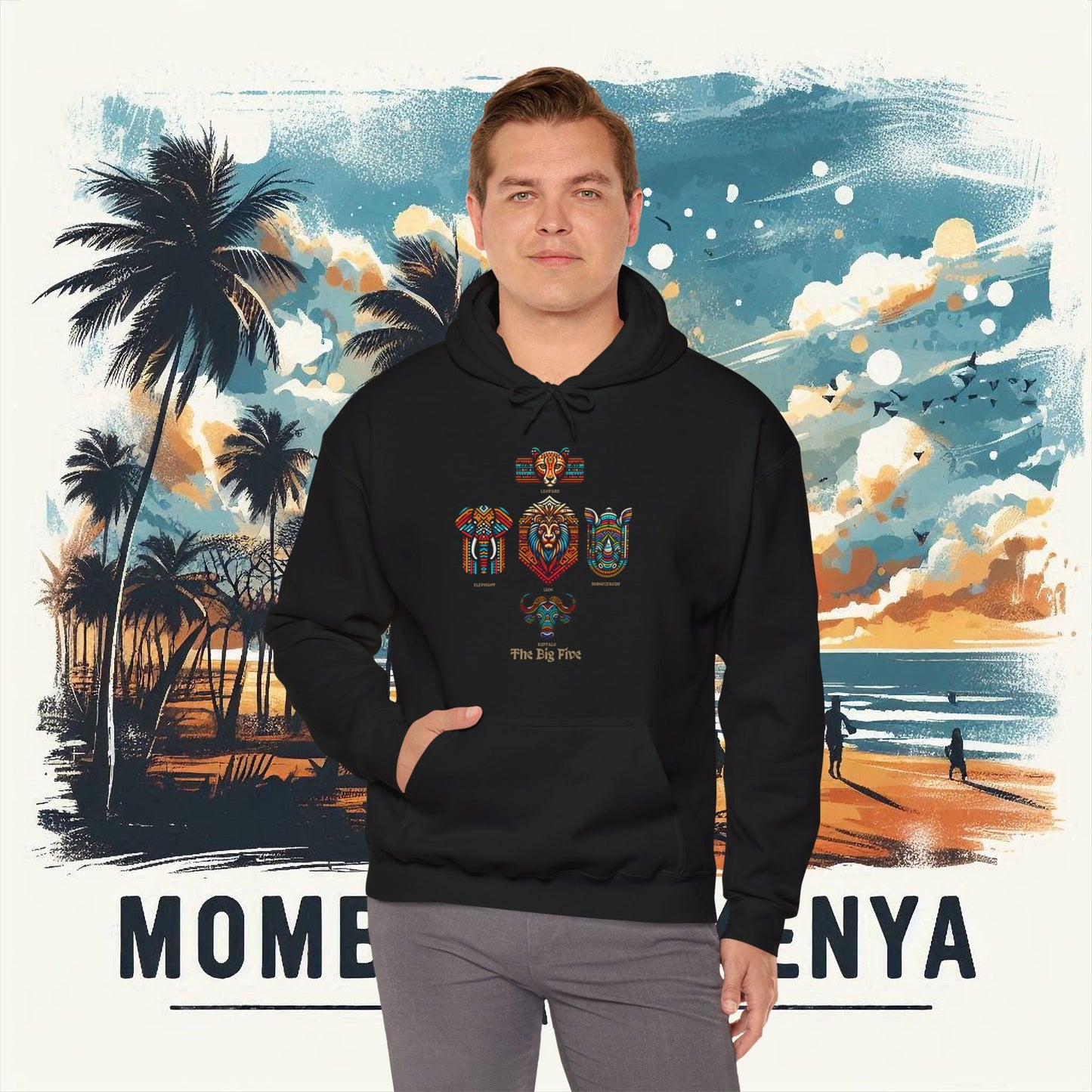 Big Five Hoodie Unisex Heavy Blend™ Hooded Sweatshirt