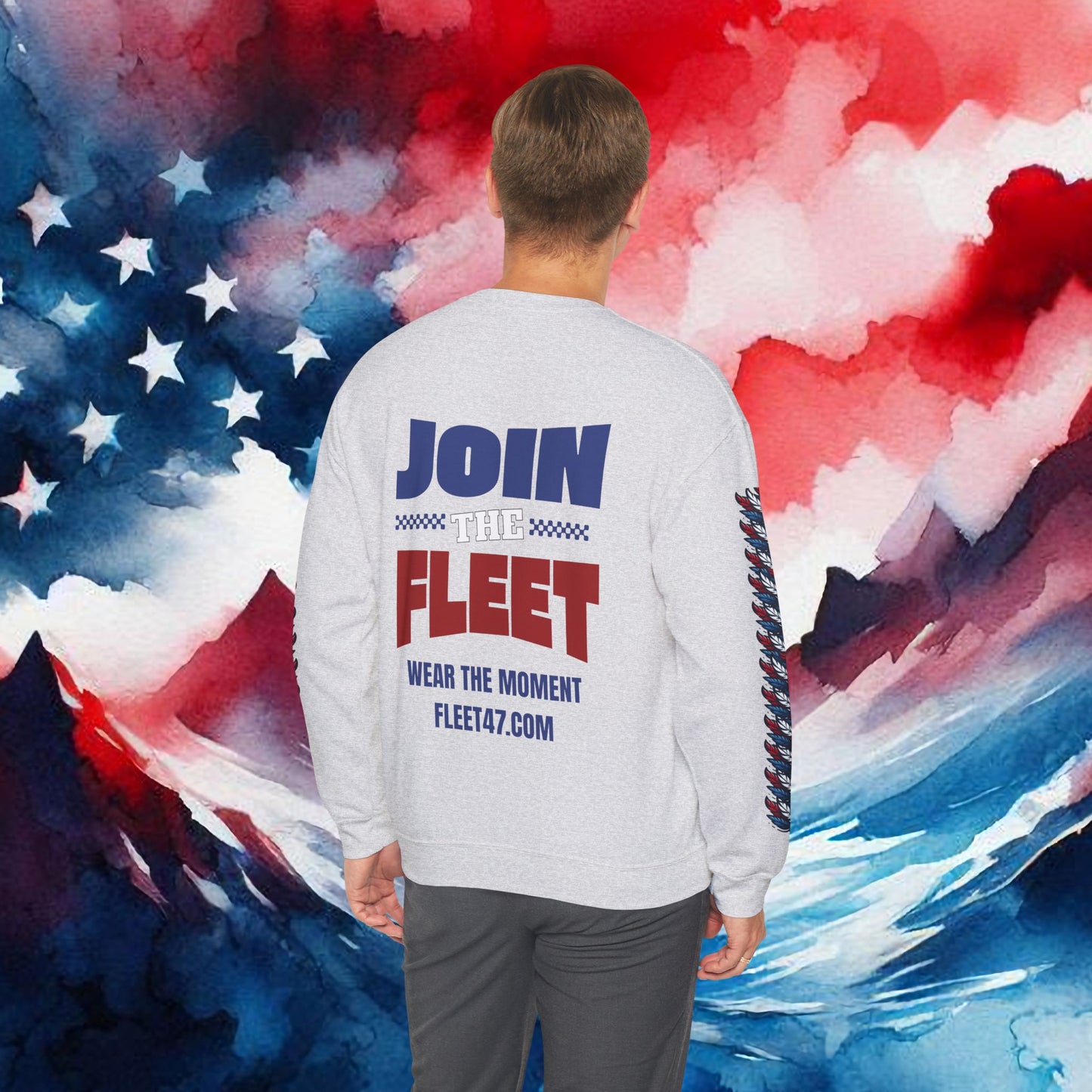 Fleet 47 Wings Unisex Heavy Blend™ Crewneck Sweatshirt