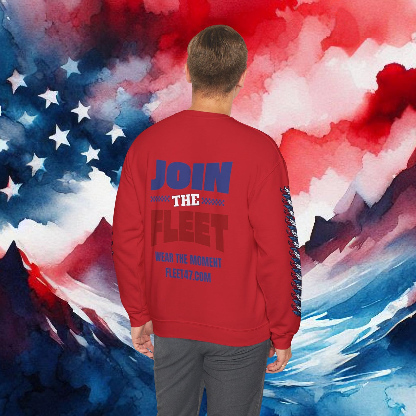 Fleet 47 Wings Unisex Heavy Blend™ Crewneck Sweatshirt