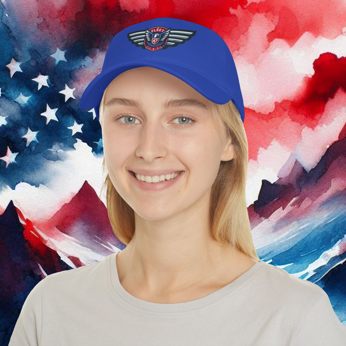 Fleet 47 Wings Cap Low Profile Baseball Cap