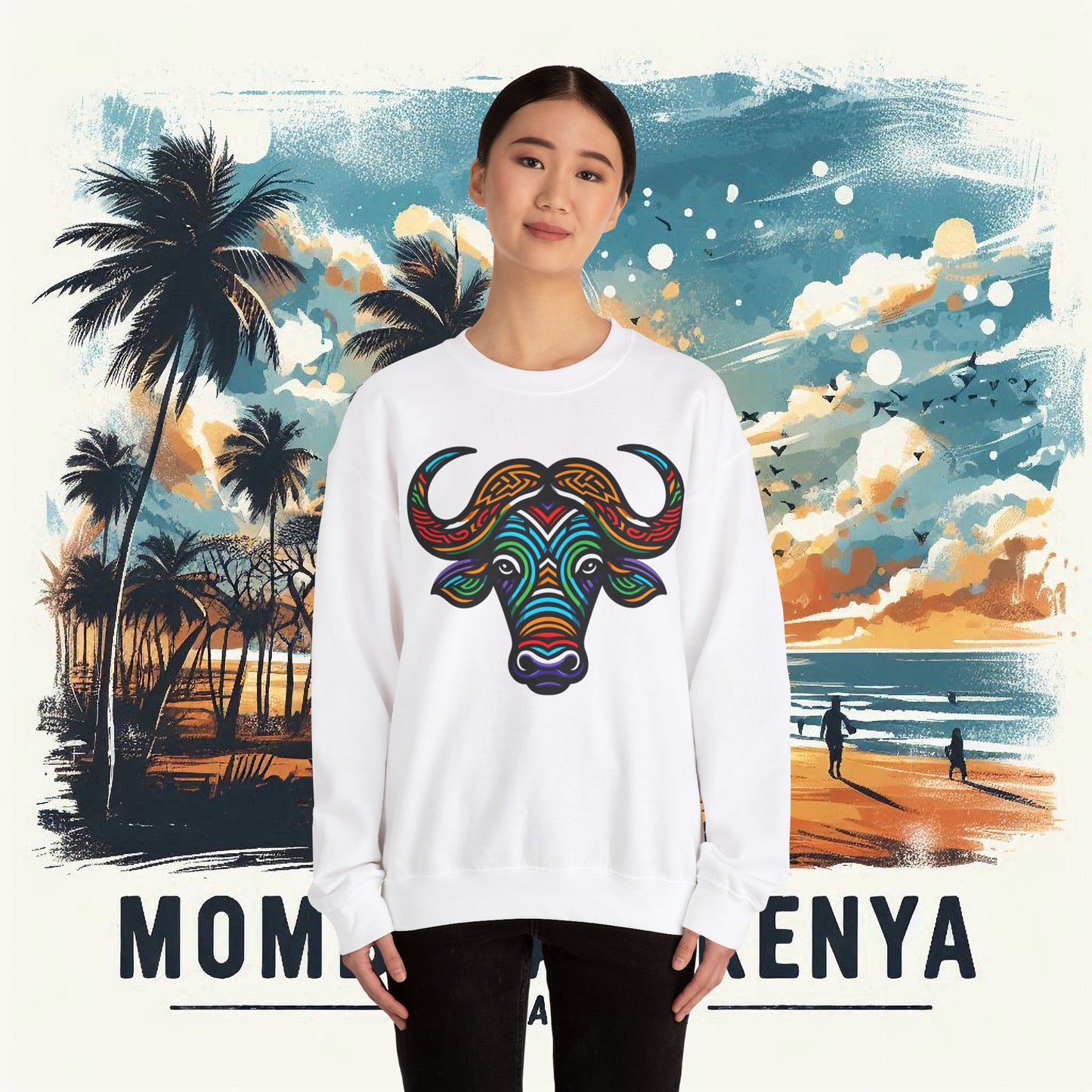 Buffalo Sweatshirt  Unisex Heavy Blend™ Crewneck Sweatshirt