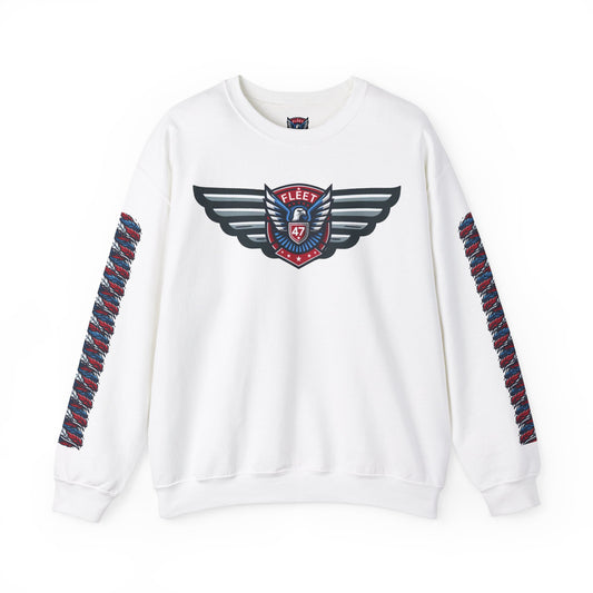 Fleet 47 Wings Unisex Heavy Blend™ Crewneck Sweatshirt