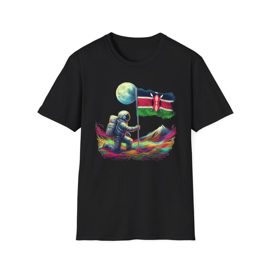 Space Age Kenya   Unisex Softstyle T-Shirt