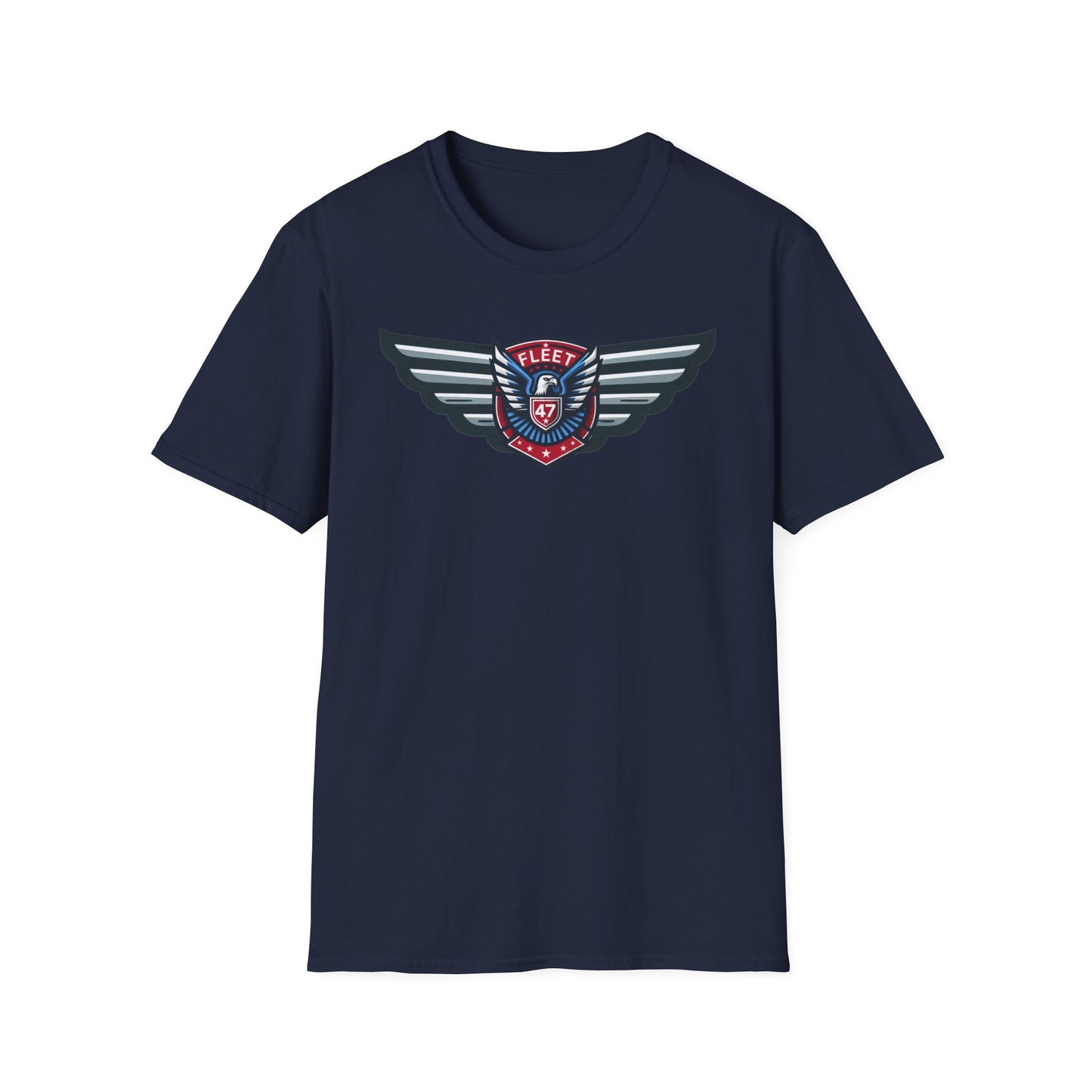 Fleet 47 Wings Tee     Unisex Softstyle T-Shirt