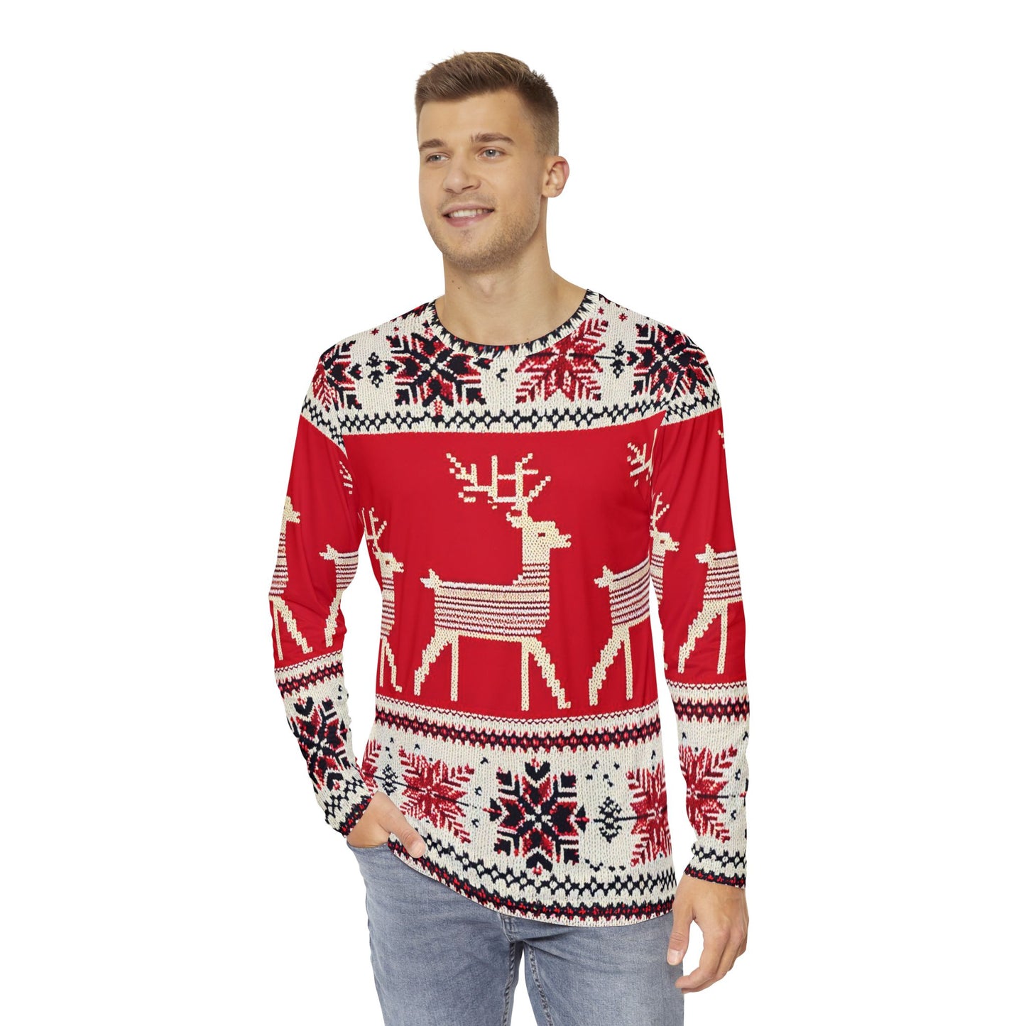 Men's Reindeer Christmas Sweater