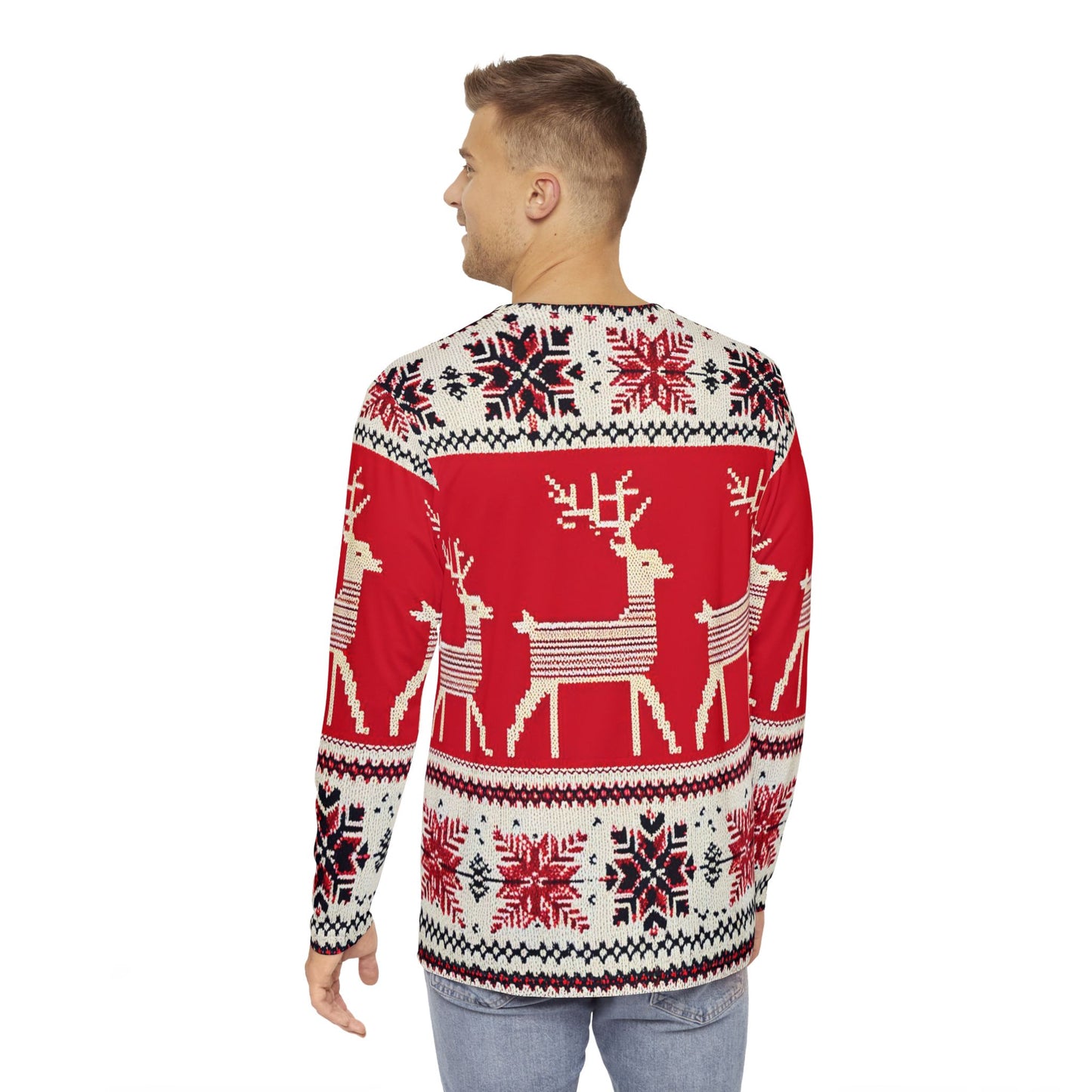 Men's Reindeer Christmas Sweater