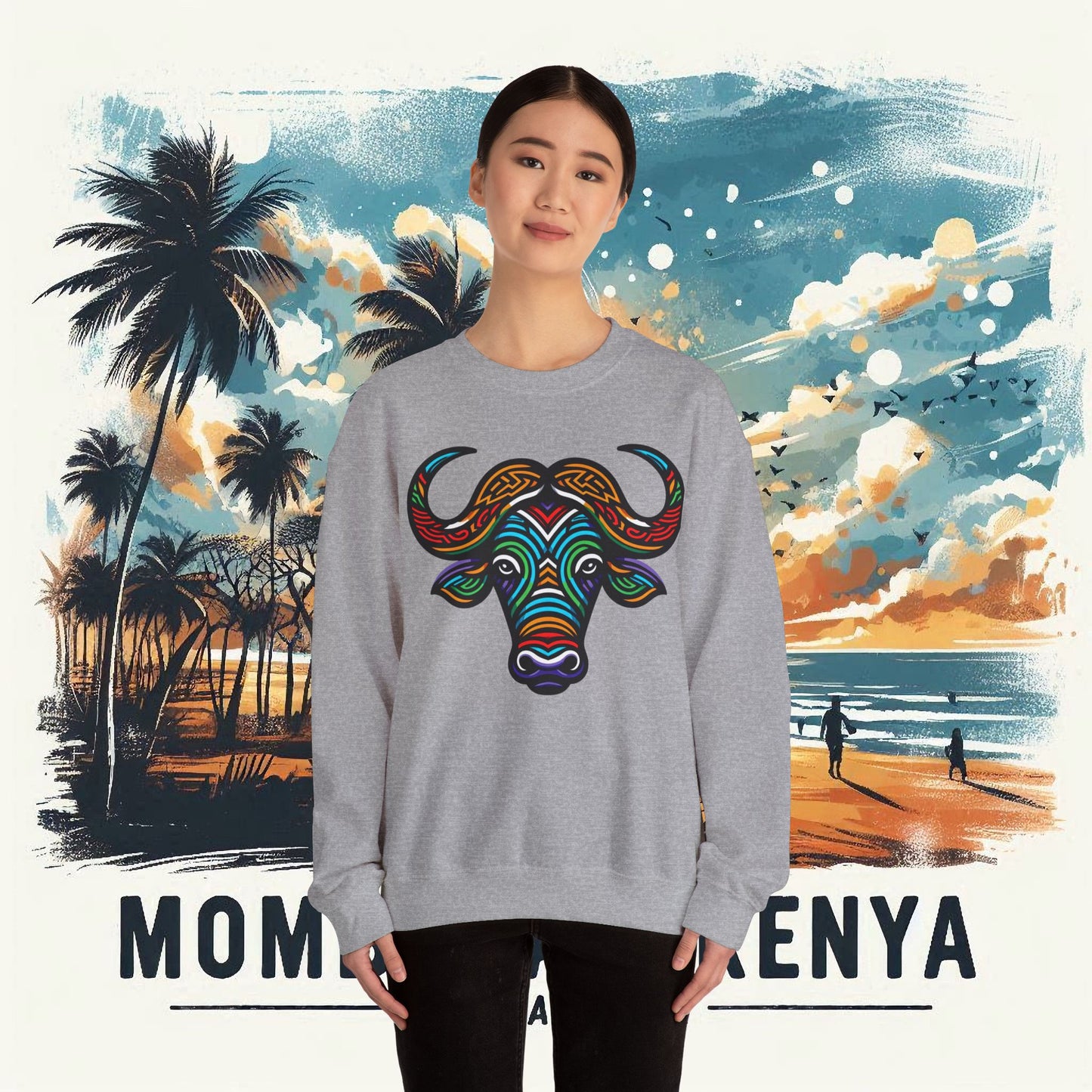 Buffalo Sweatshirt  Unisex Heavy Blend™ Crewneck Sweatshirt