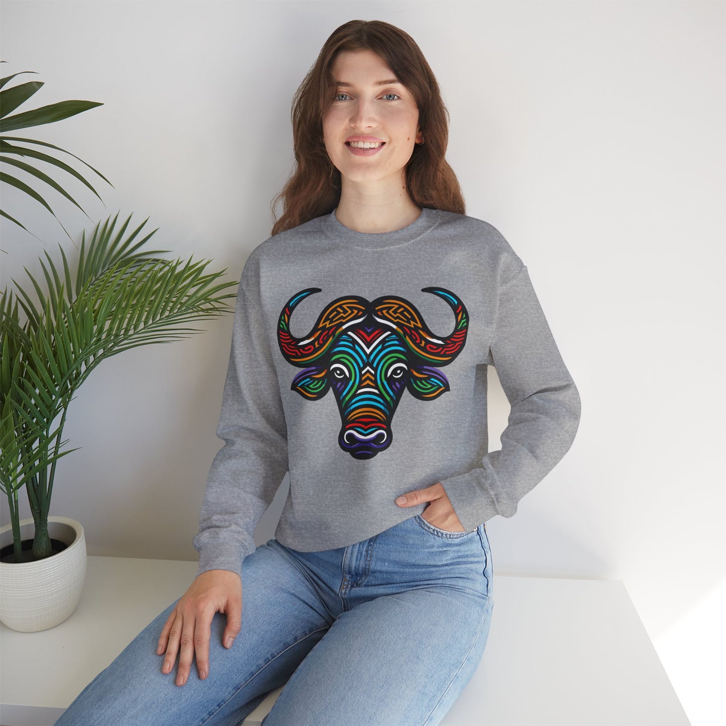 Buffalo Sweatshirt  Unisex Heavy Blend™ Crewneck Sweatshirt