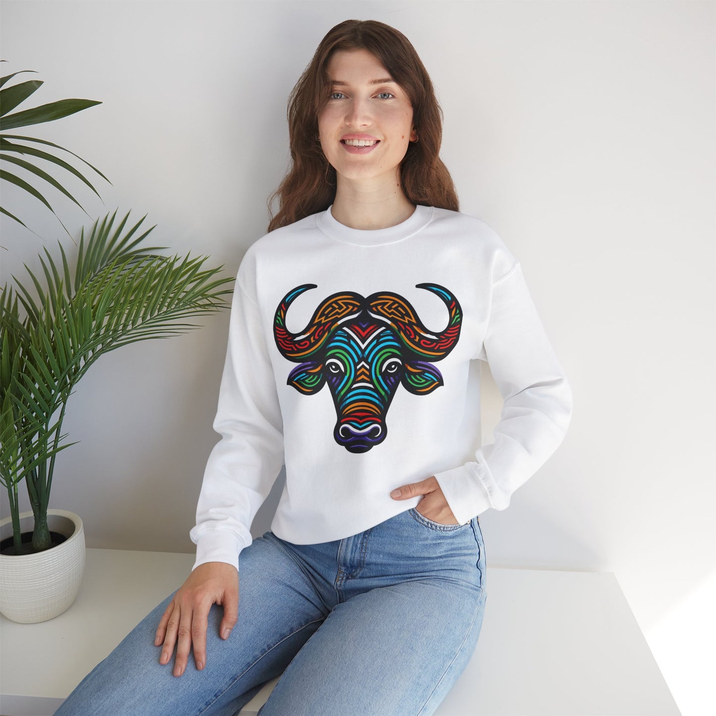 Buffalo Sweatshirt  Unisex Heavy Blend™ Crewneck Sweatshirt