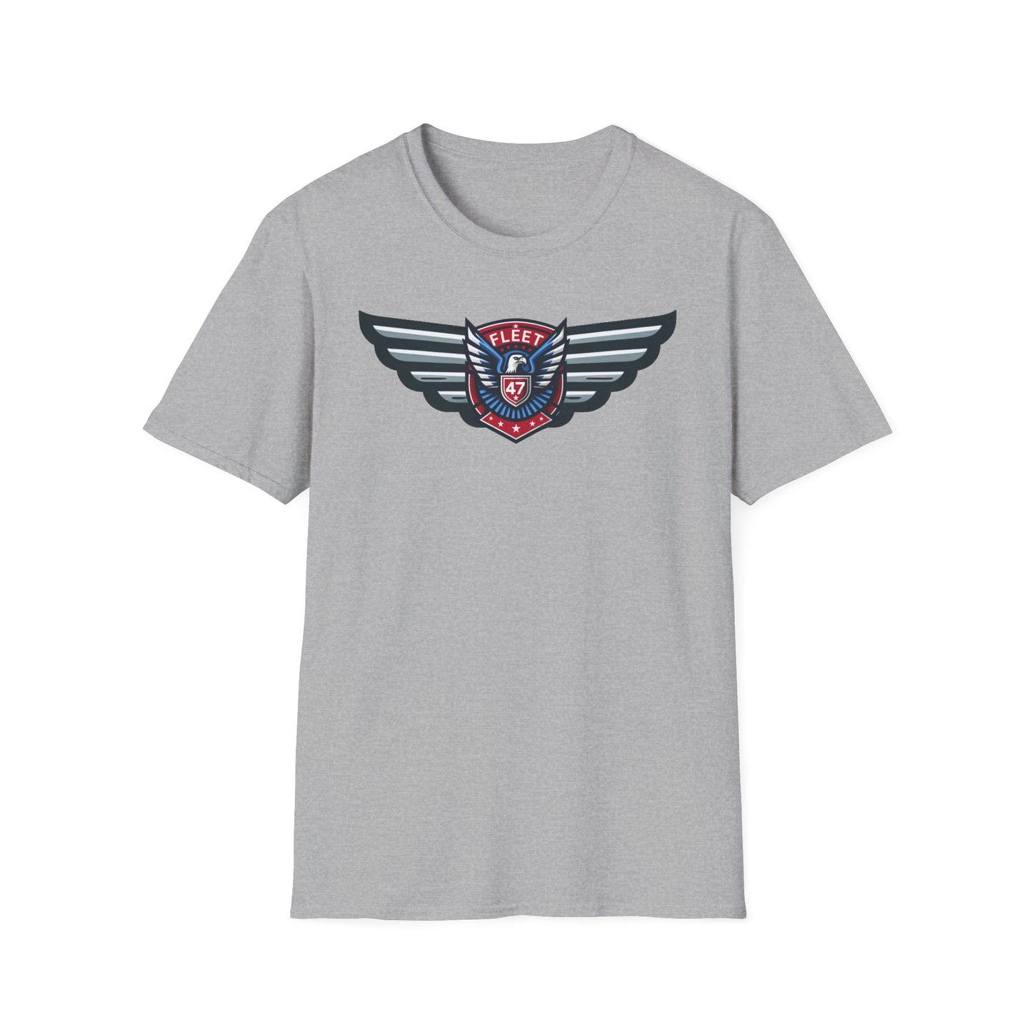 Fleet 47 Wings Tee     Unisex Softstyle T-Shirt