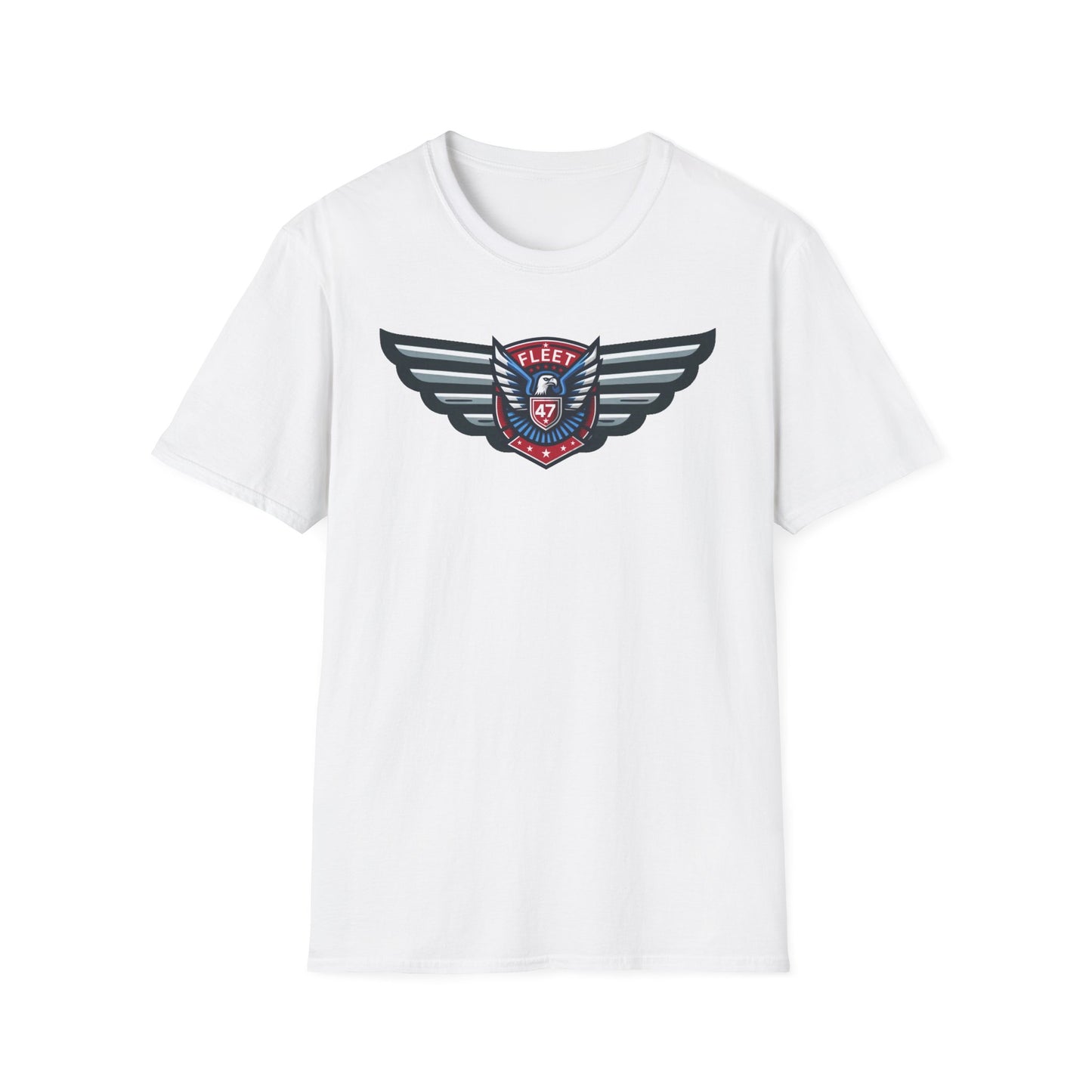 Fleet 47 Wings Tee     Unisex Softstyle T-Shirt