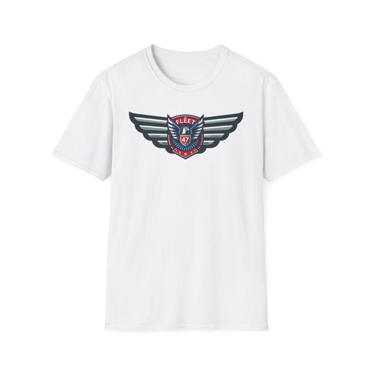 Fleet 47 Wings Tee     Unisex Softstyle T-Shirt